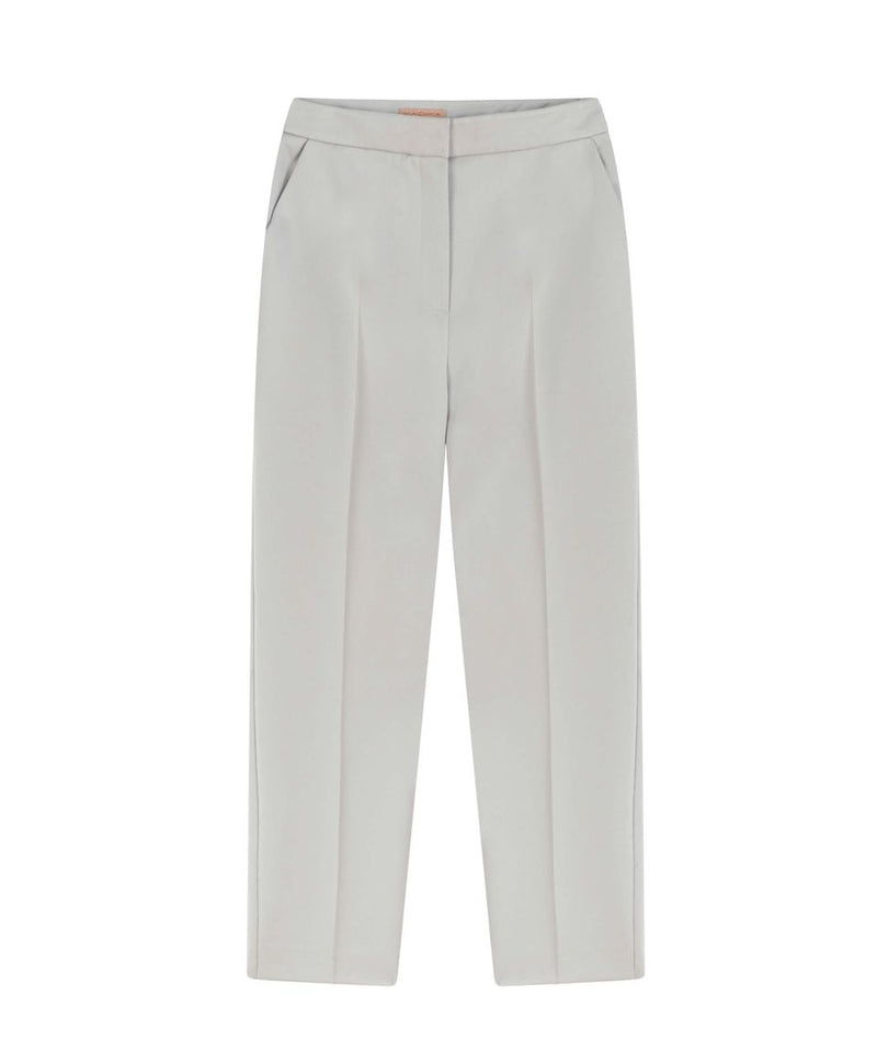 Machka Classic Solid Cigarette Pants L.Lilac