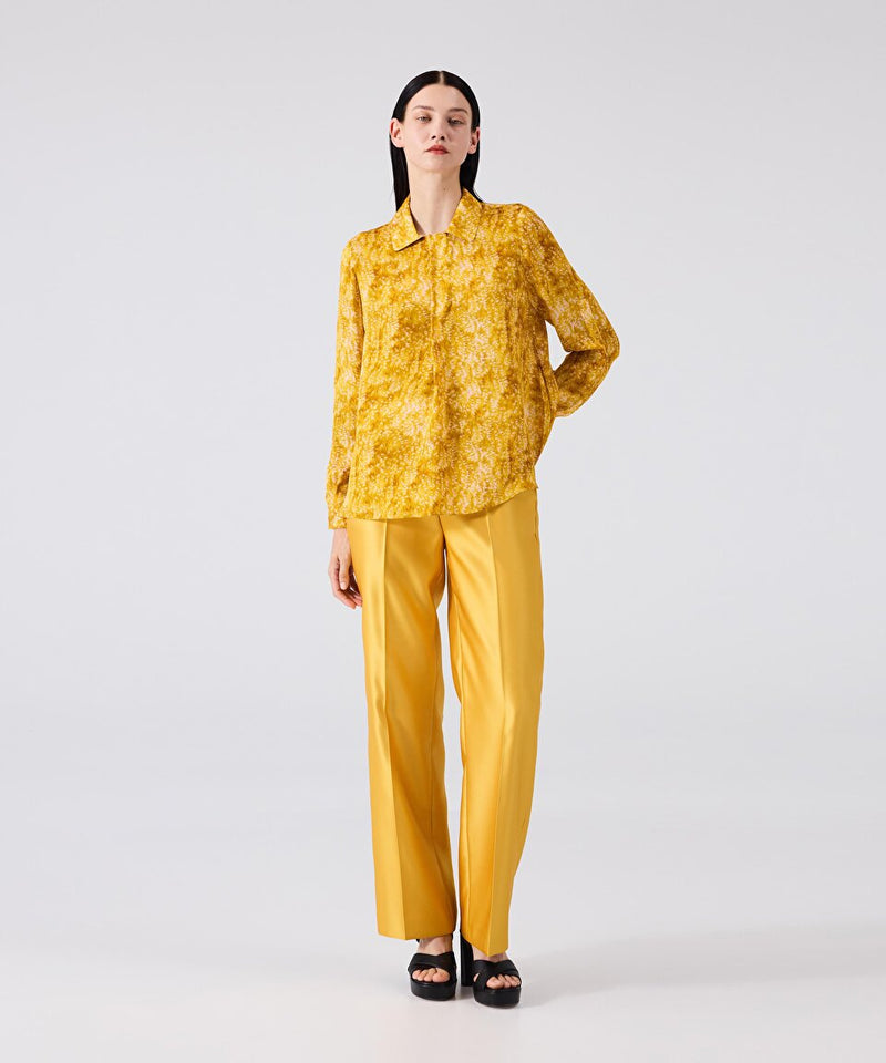 Machka Abstract Pattern Blouse Yellow