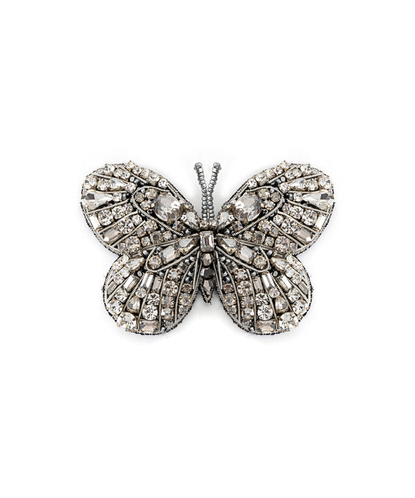 Machka Crystal Stone Butterfly Brooch Crystal