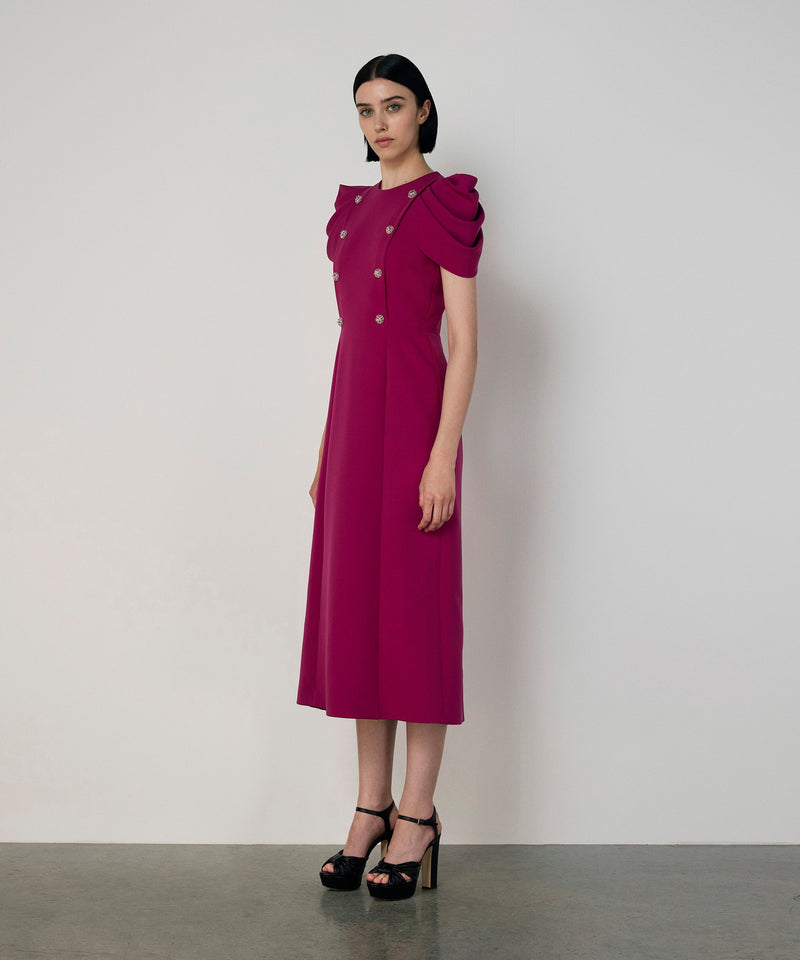 Machka Embellished Dress Dark Pink