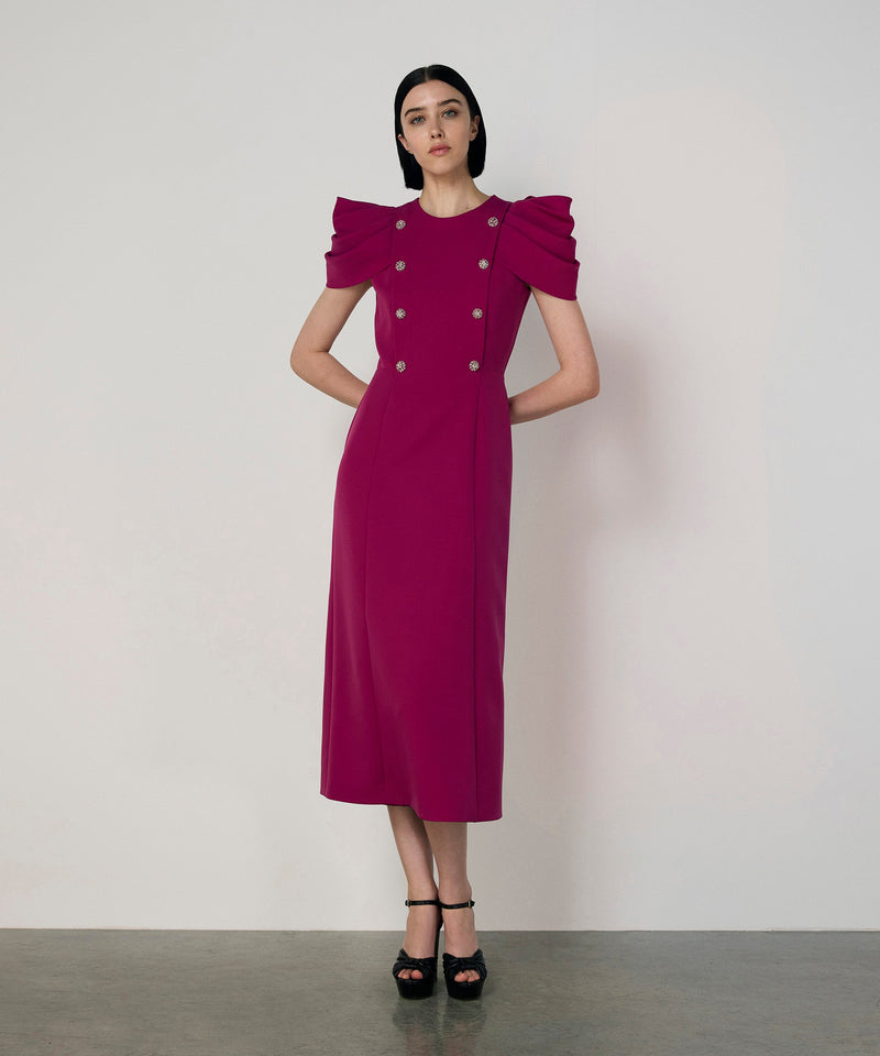 Machka Embellished Dress Dark Pink