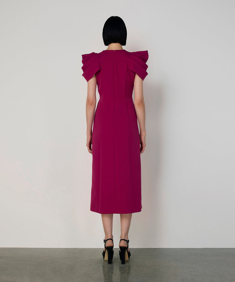 Machka Embellished Dress Dark Pink