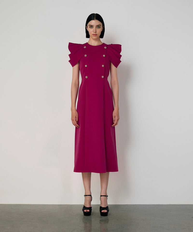 Machka Embellished Dress Dark Pink