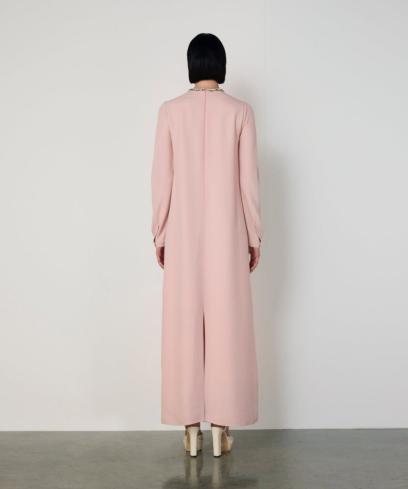 Machka Embroidered Maxi Dress Powder