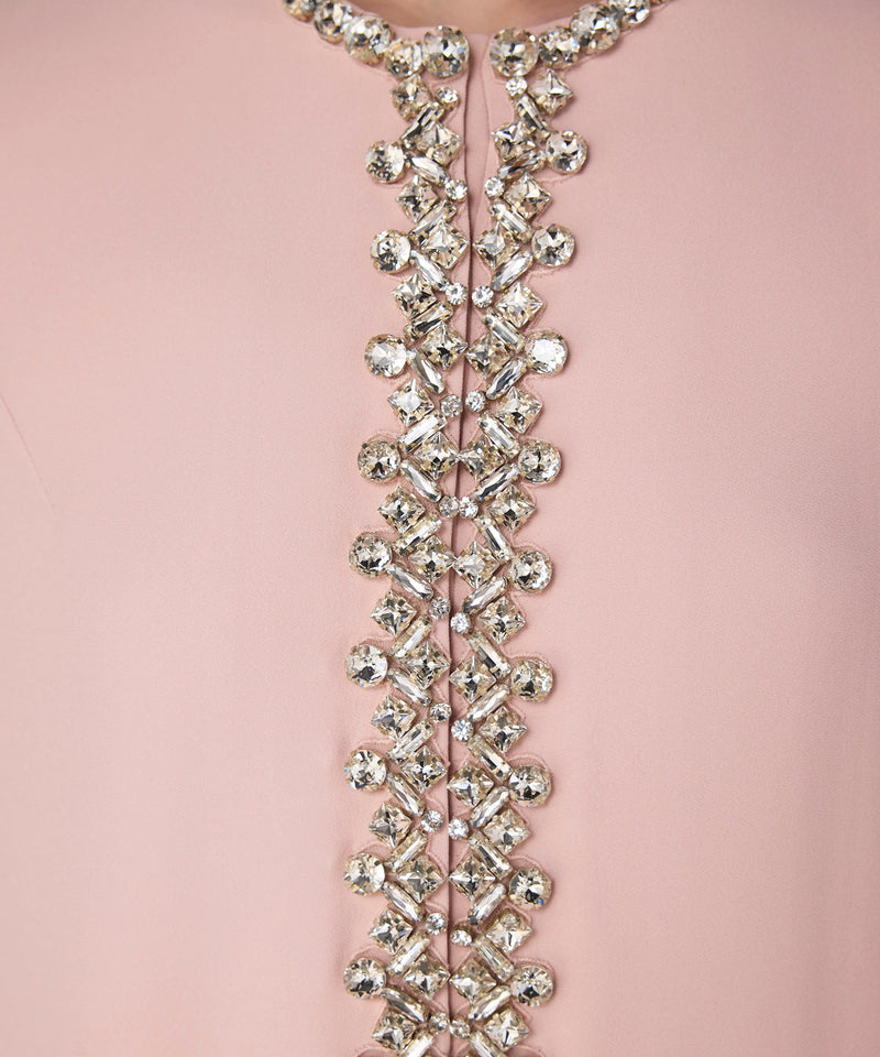 Machka Embroidered Maxi Dress Powder