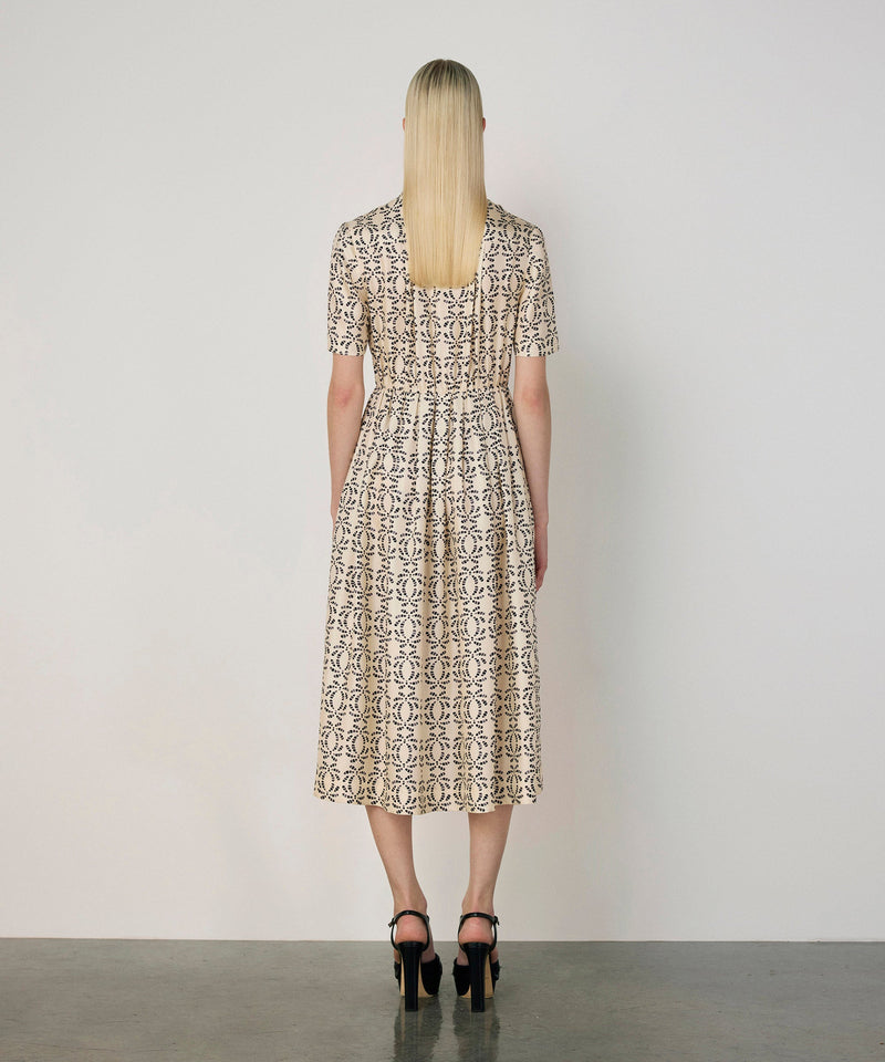 Machka Silk Shirt Dress Ecru