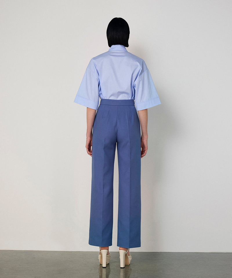 Machka Wide-Leg Trousers Blue