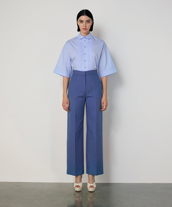 Machka Wide-Leg Trousers Blue
