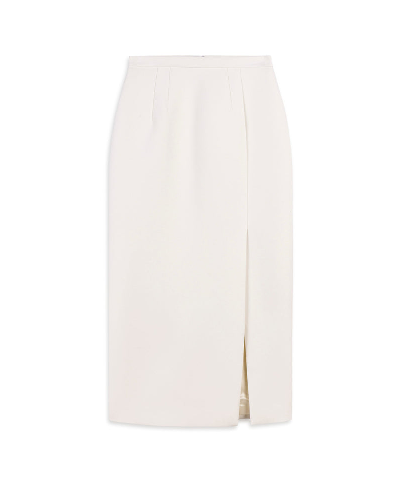 Machka Crepe Skirt Ecru