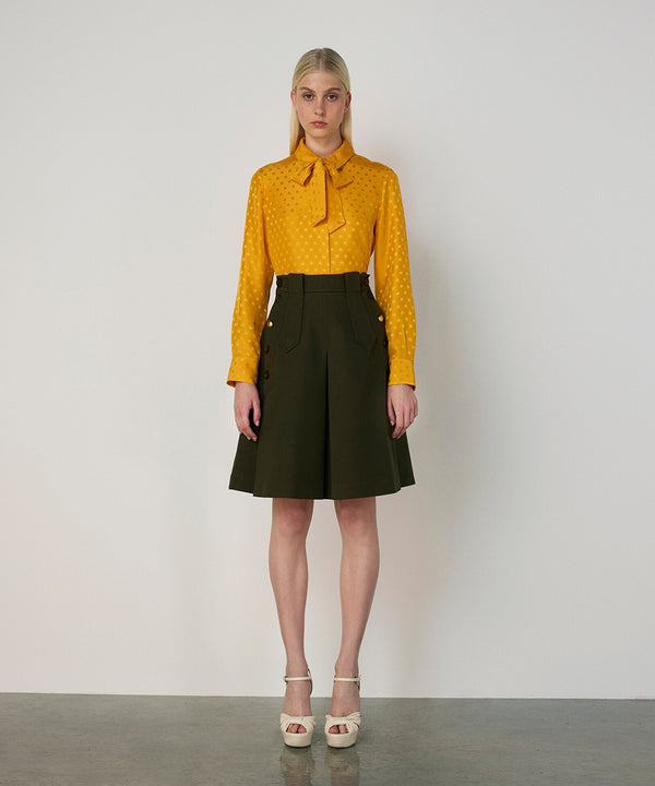 Machka Star Jacquard Blouse Orange