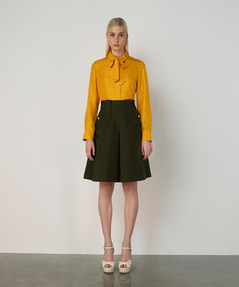 Machka Star Jacquard Blouse Orange