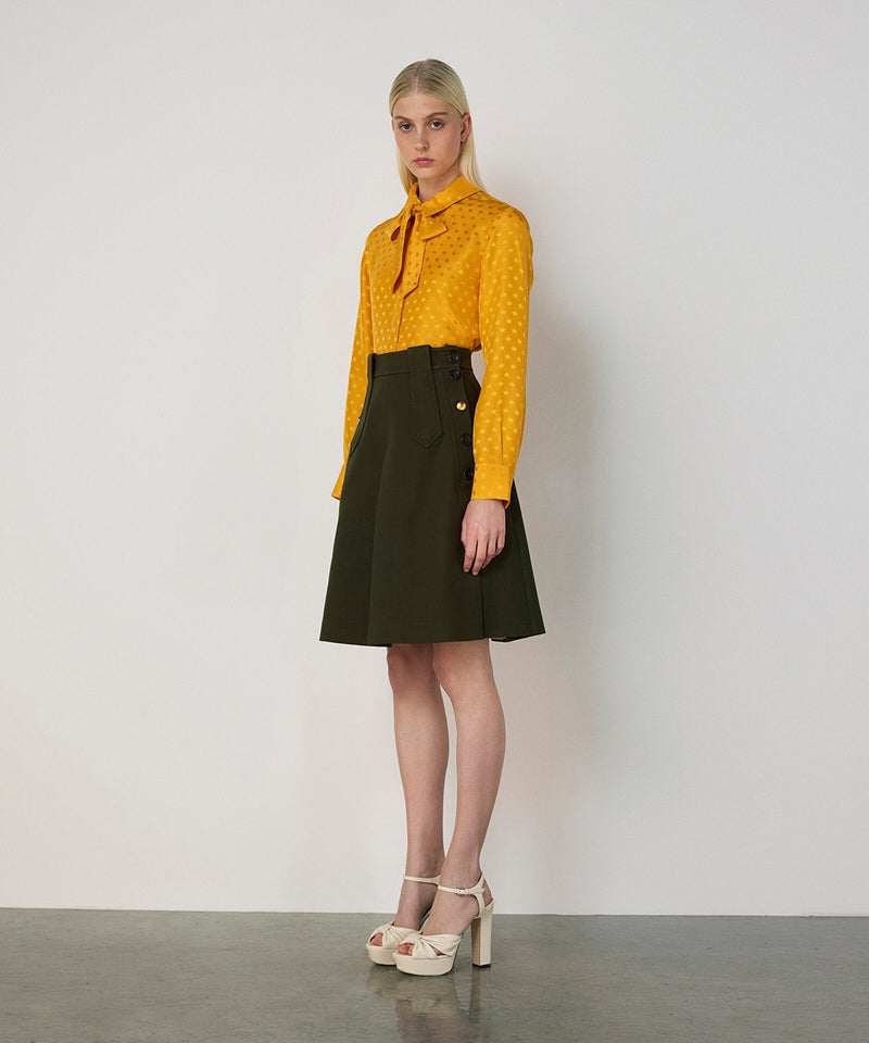 Machka Star Jacquard Blouse Orange