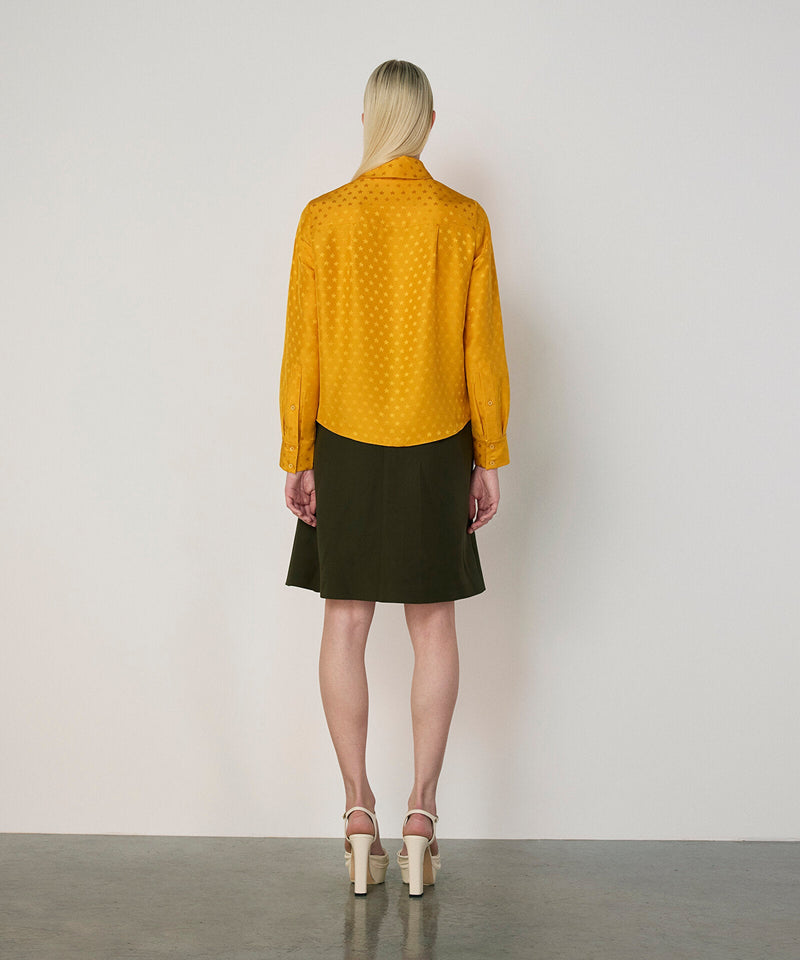 Machka Star Jacquard Blouse Orange