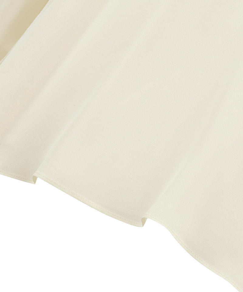 Machka Tie-Neck Silk Blouse Ecru