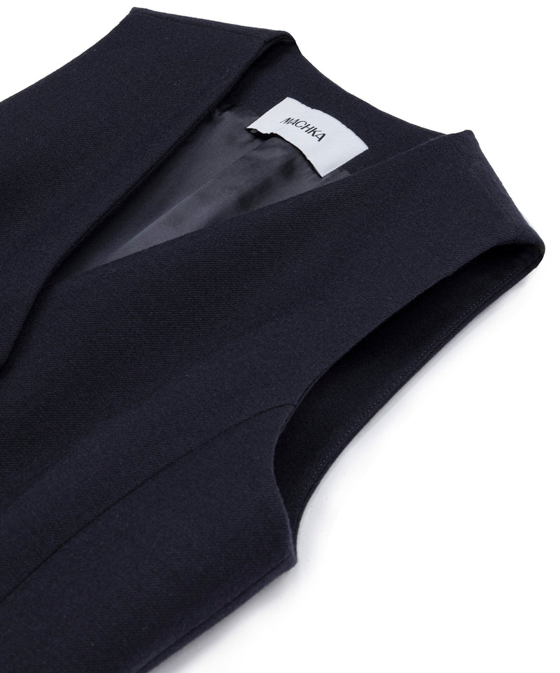 Machka V-Neck Vest Navy