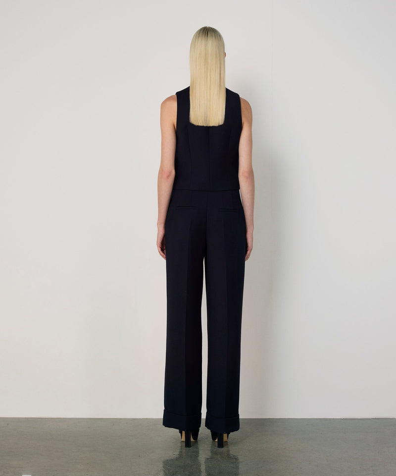 Machka V-Neck Vest Navy