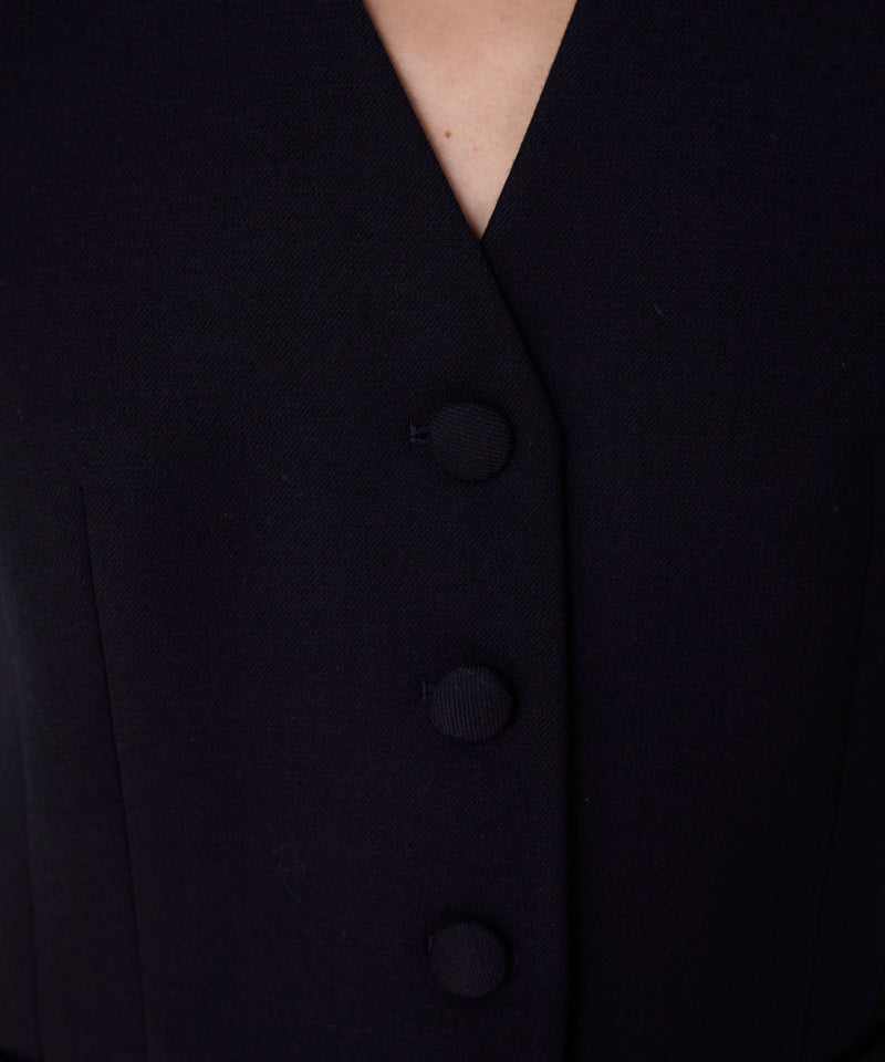 Machka V-Neck Vest Navy