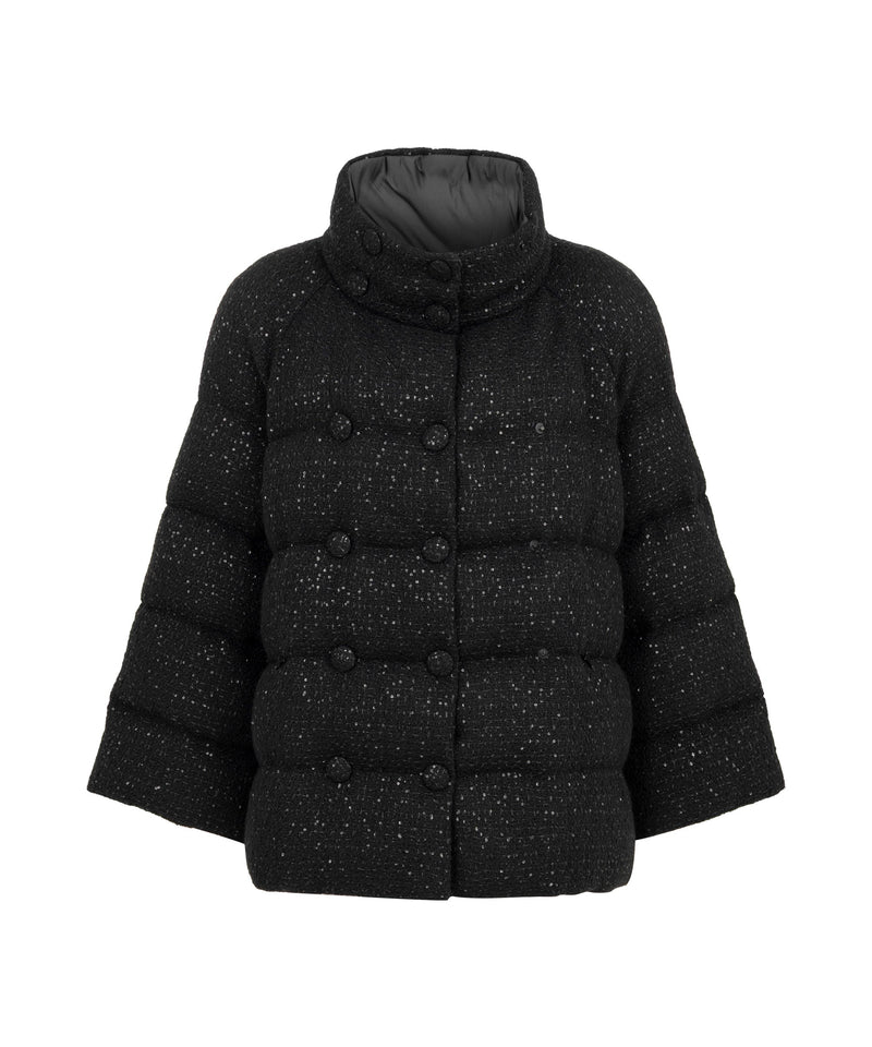 Machka Quilted Jacket With Sequins Black