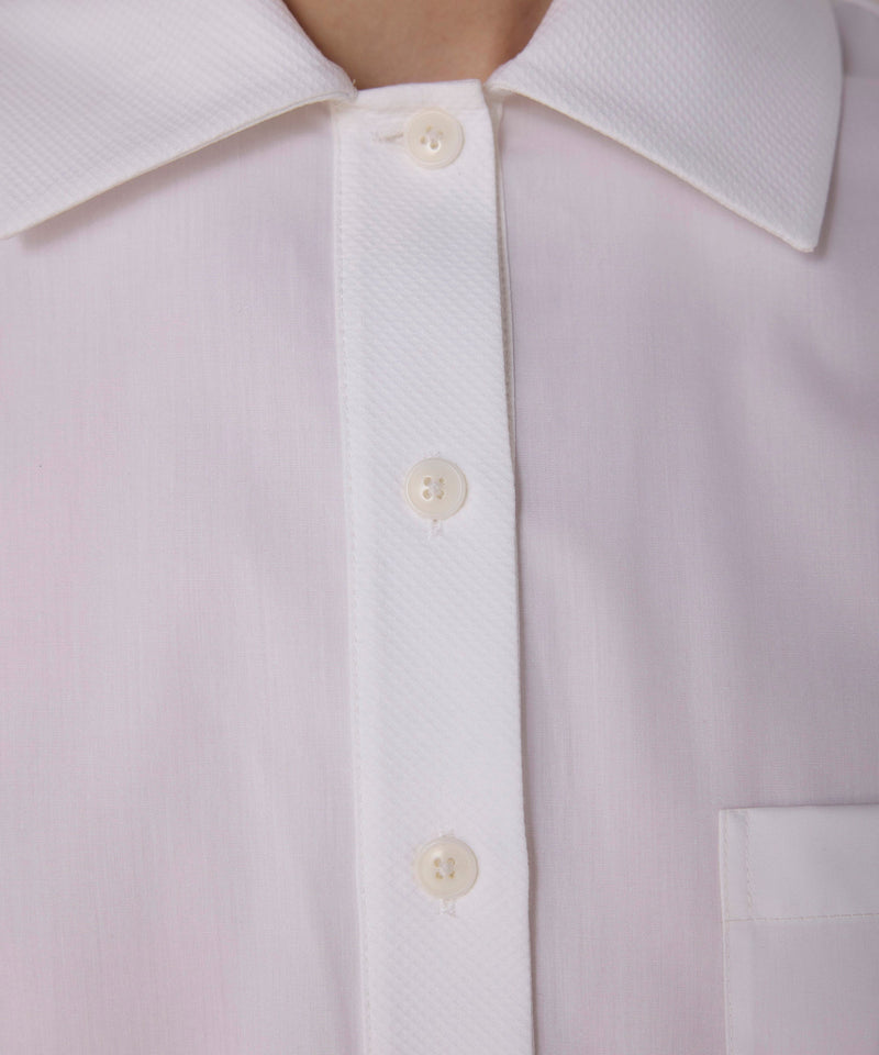 Machka Ruffled Poplin Blouse White
