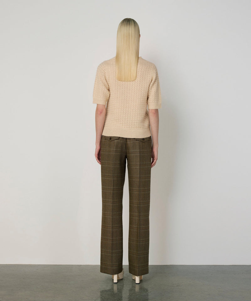 Machka Openwork Knit Beige