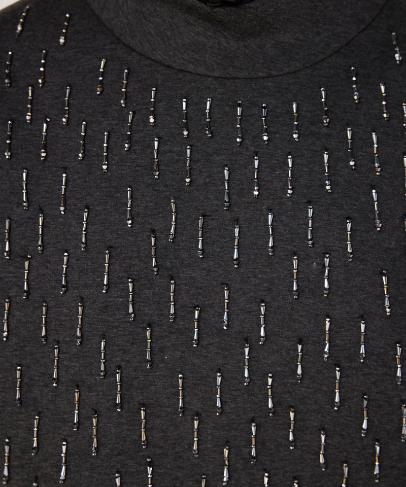 Machka Embellished Oversize Sweatshirt Anthracite