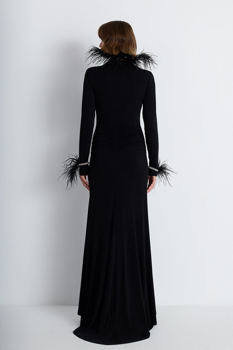 Nean Bodycon Jersey Dress Black