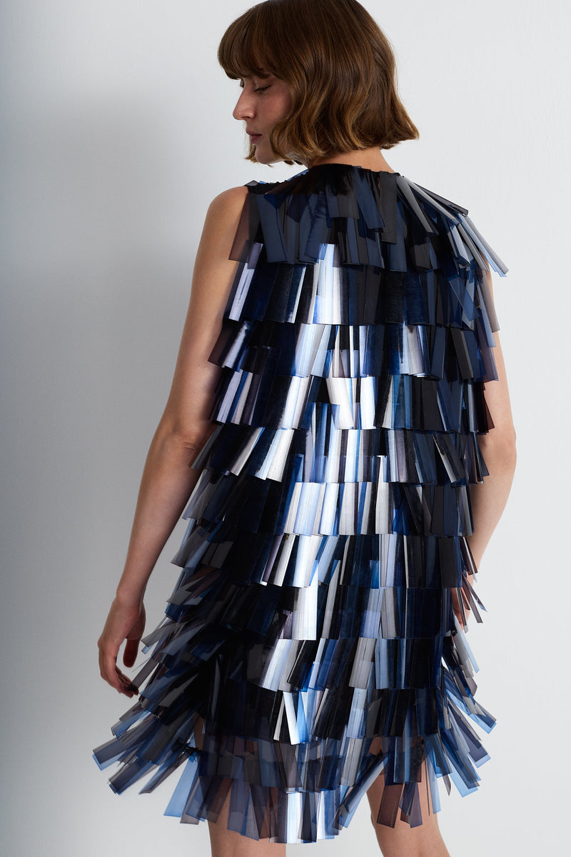 Nean Sequin Mini Dress Navy