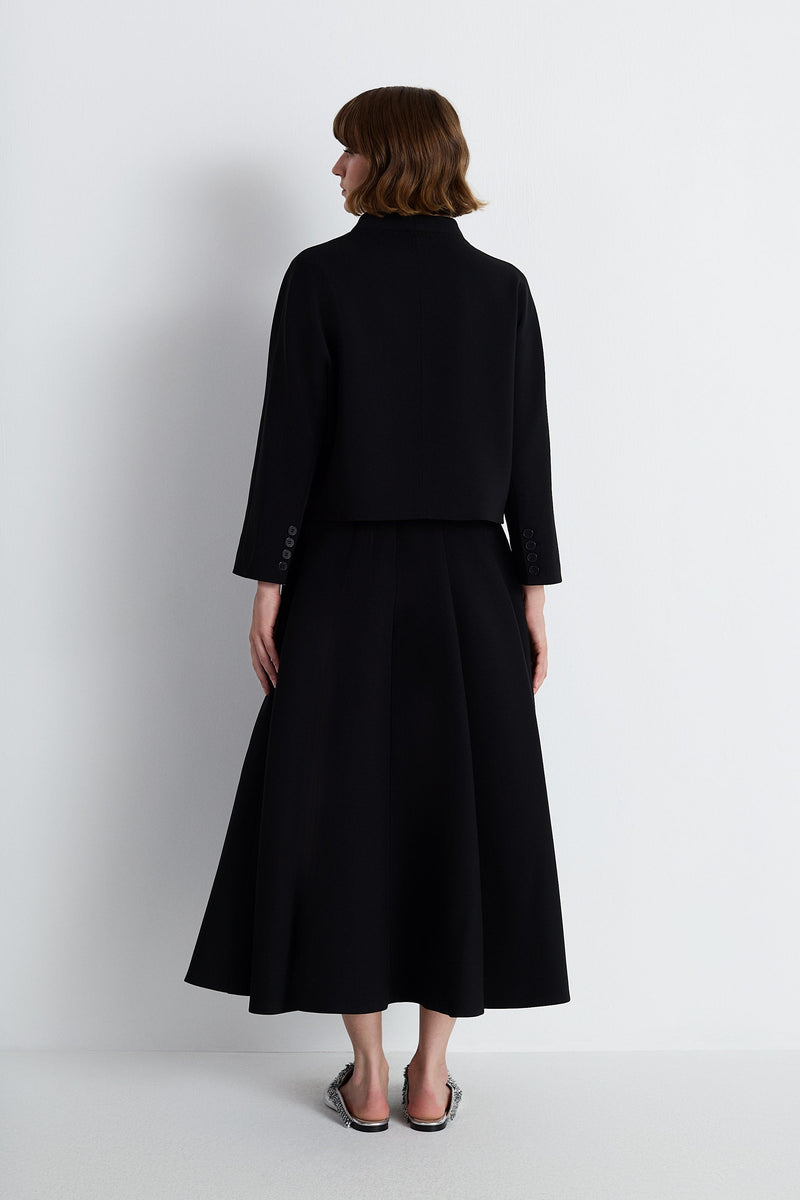 Nean Embellished Bow Jacket Black