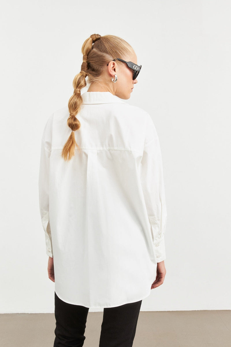 Setre Long Sleeve Shirt Ecru