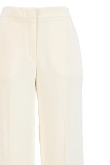 Setre Wide Leg Solid Trousers Beige