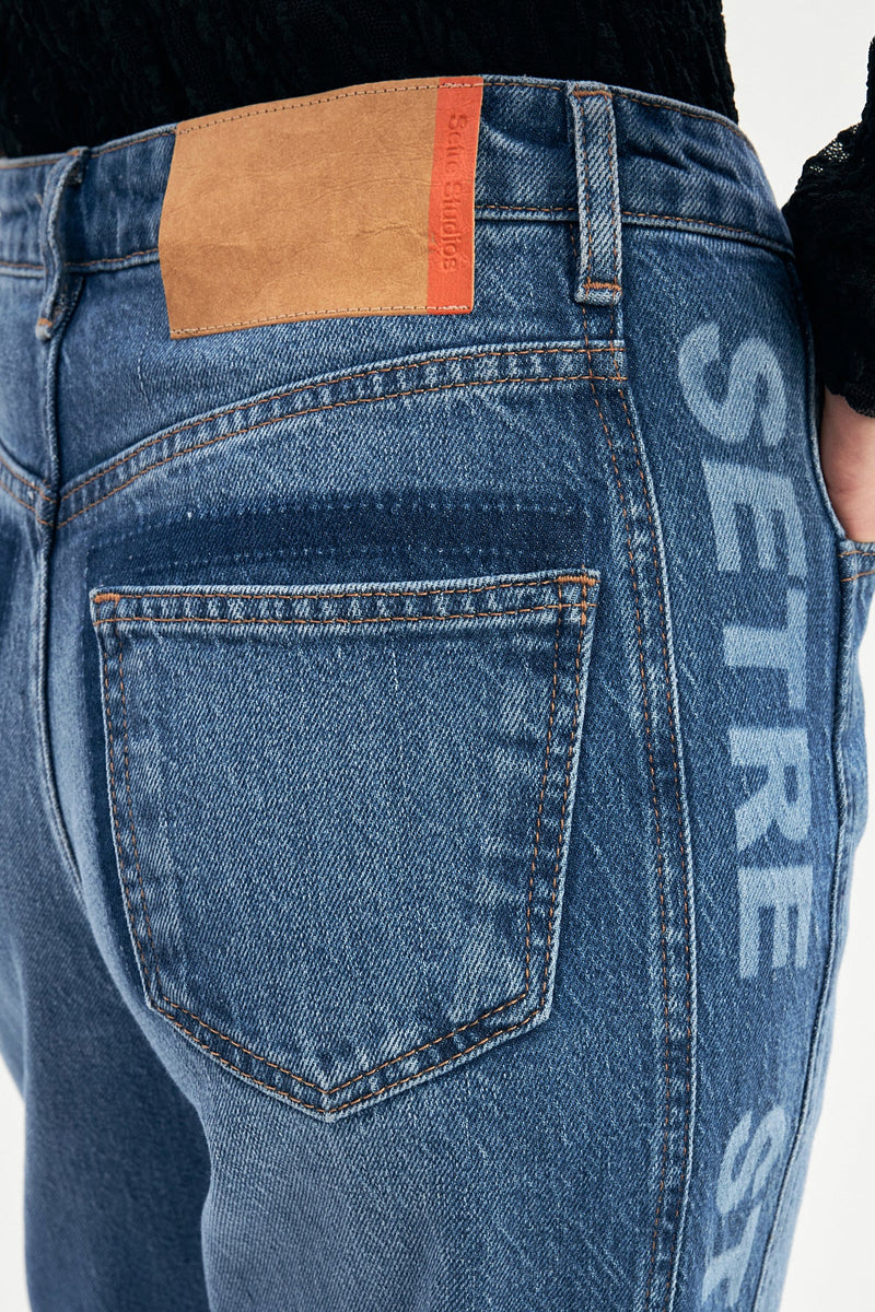 Setre Jeans With Side Stripe Detail Blue