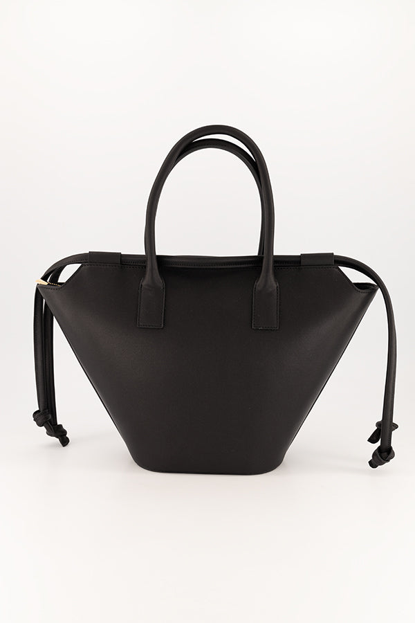 Setre Tassel Detailed Leather Handbag Black