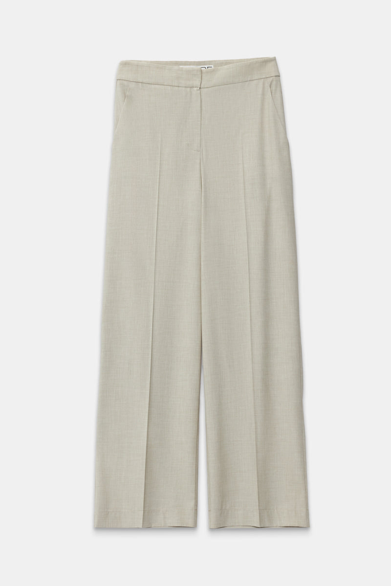 Setre High Waist Formal Trousers Beige