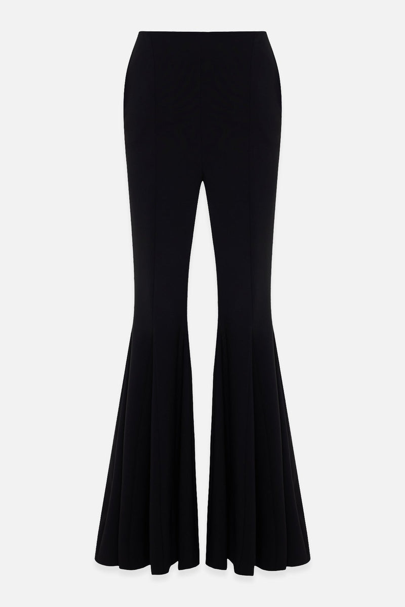 Setre Bootcut Solid Trousers Black