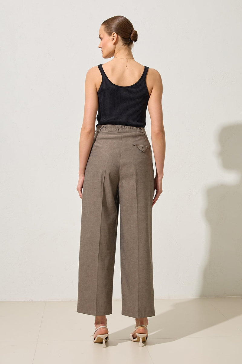 Setre Front-Overlap Detailed Trousers Anthracite