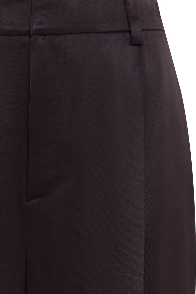 Setre Pleat Detailed Trousers Chocolate Brown