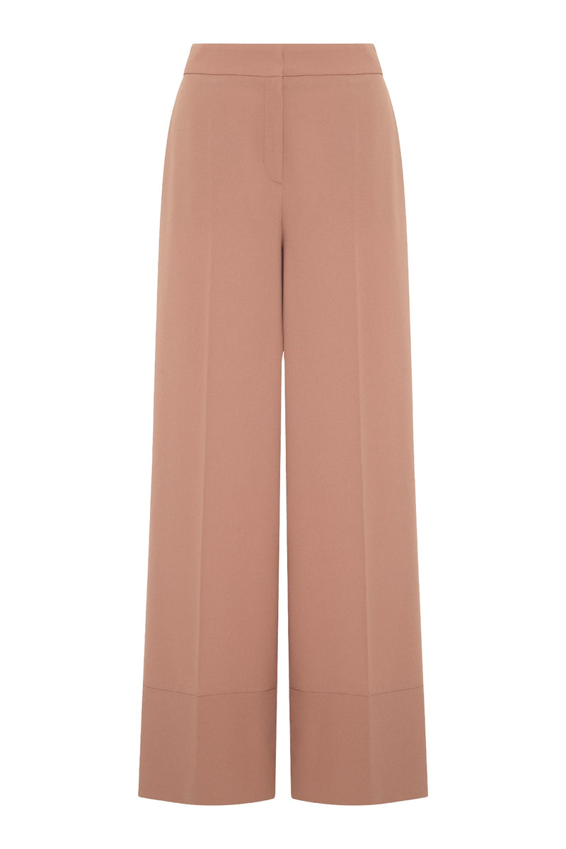 Setre Slit Detailed Wide Trousers Salmon
