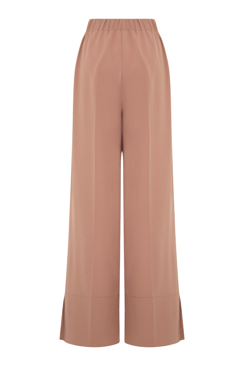 Setre Slit Detailed Wide Trousers Salmon