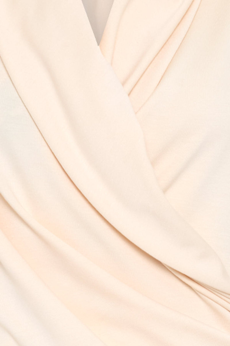 Setre Surplice Pleated Blouse Cream