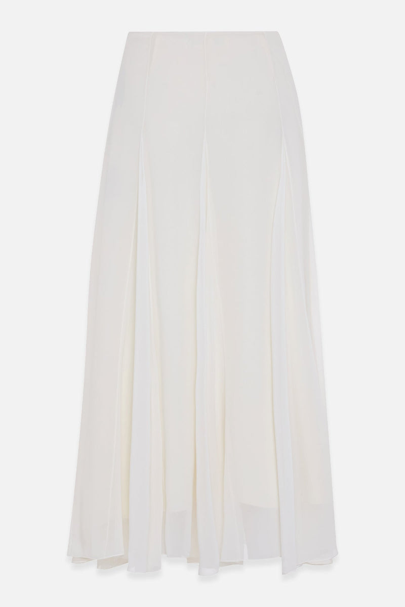 Setre Relaxed Cut Midi Length Skirt Ecru