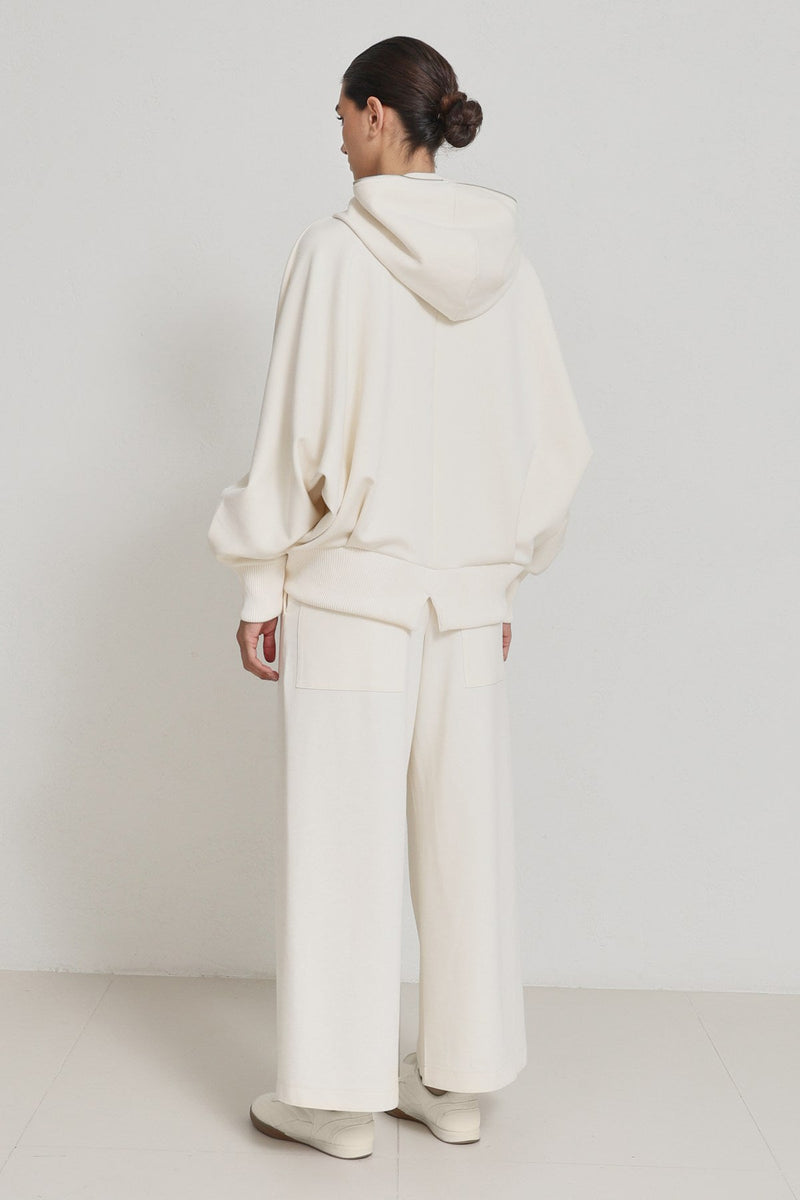 Setre Oversized Crew Neck Sweatshirt Ecru