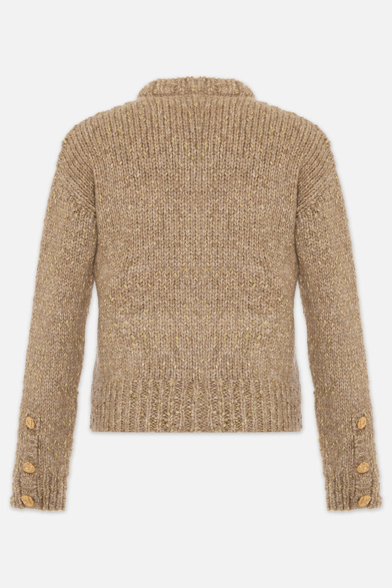 Setre Pocket Detailed Long Sleeve Knitwear Mink