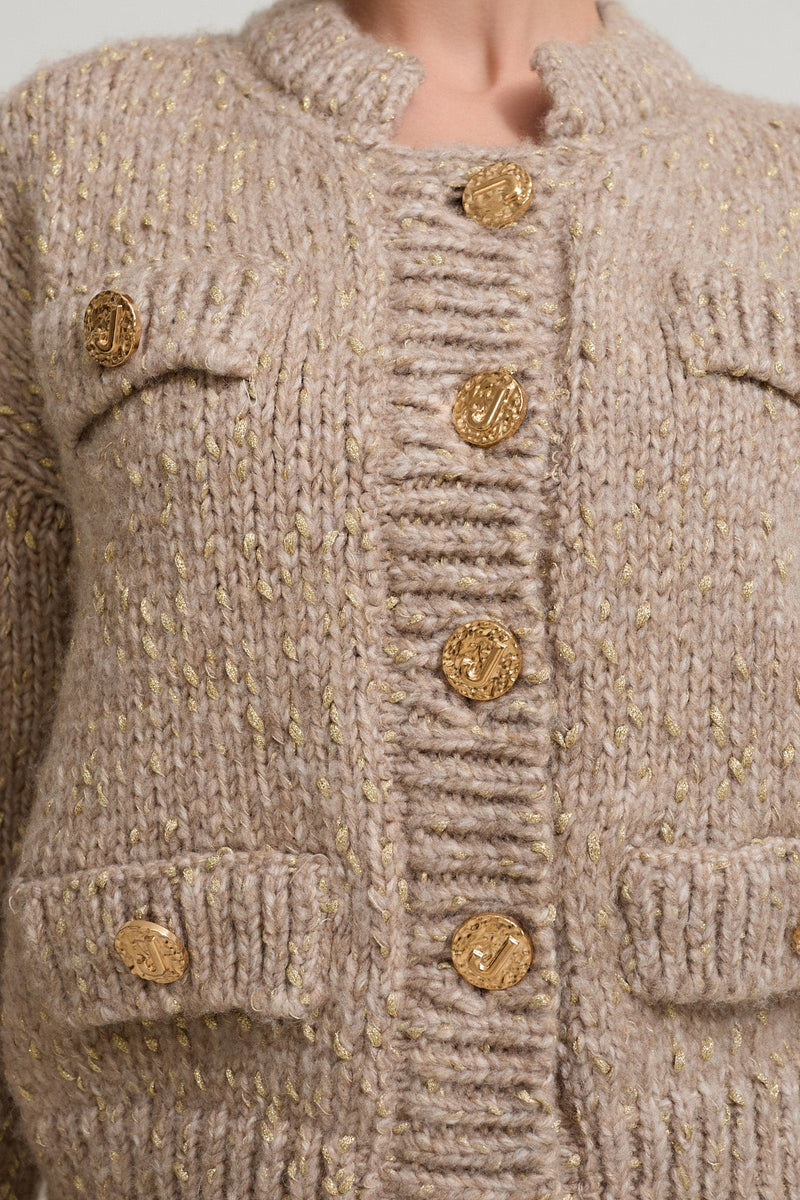 Setre Pocket Detailed Long Sleeve Knitwear Mink