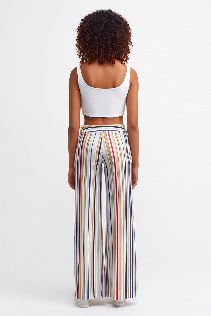 Nu Striped Palazzo Trouser Multicolor