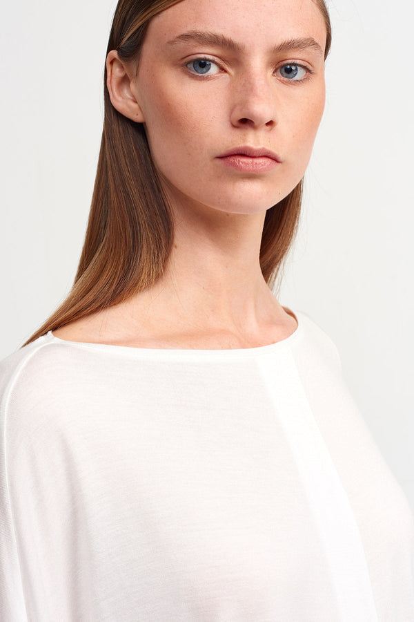 Nu Asymmetrical T-Shirt Off White