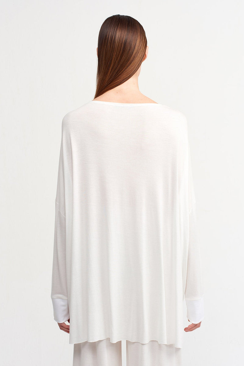 Nu Asymmetrical T-Shirt Off White