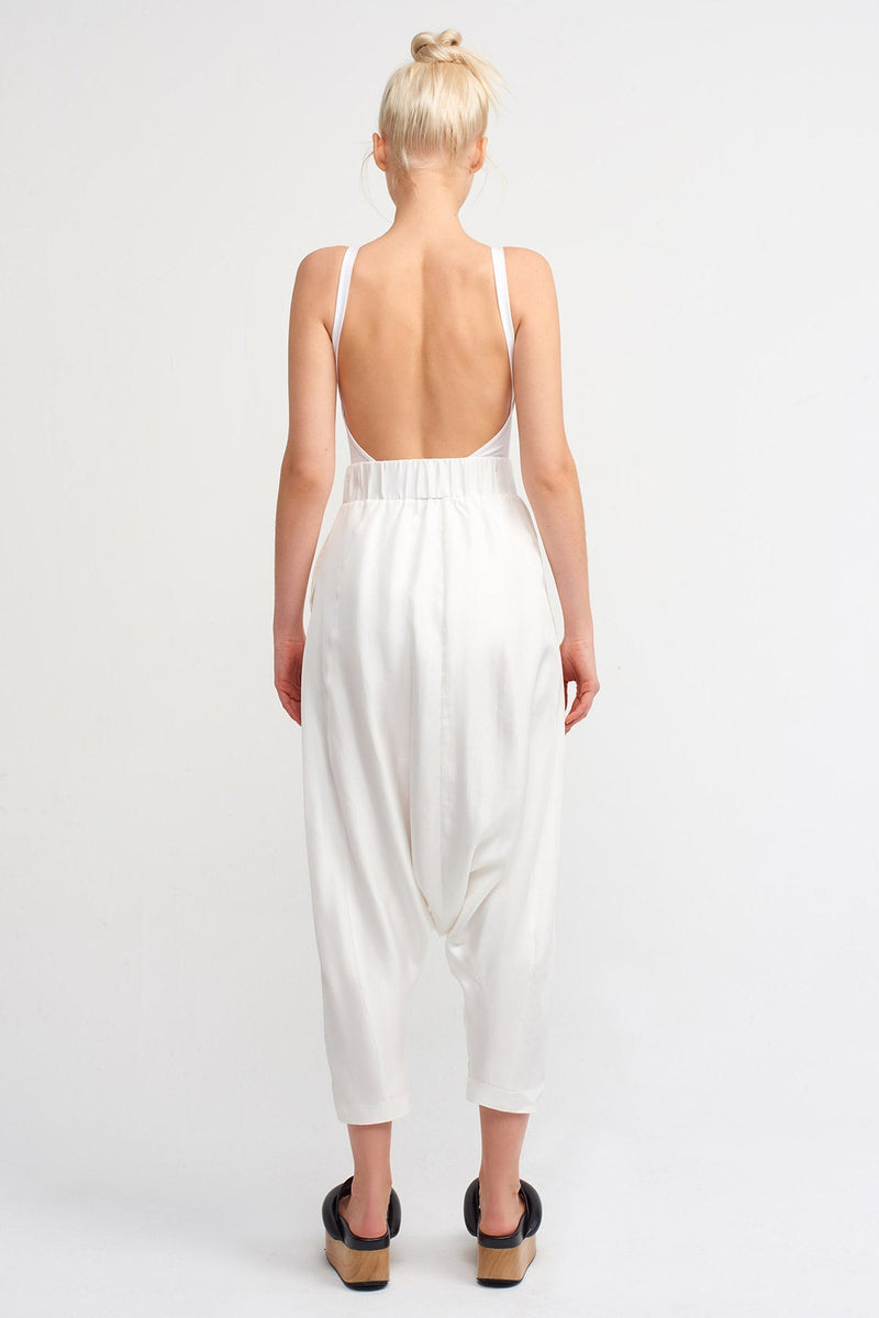 Nu Solid Harem Trouser Off White