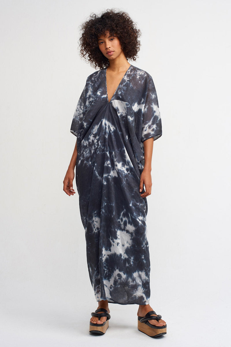 Nu Printed Kaftan Dress Print