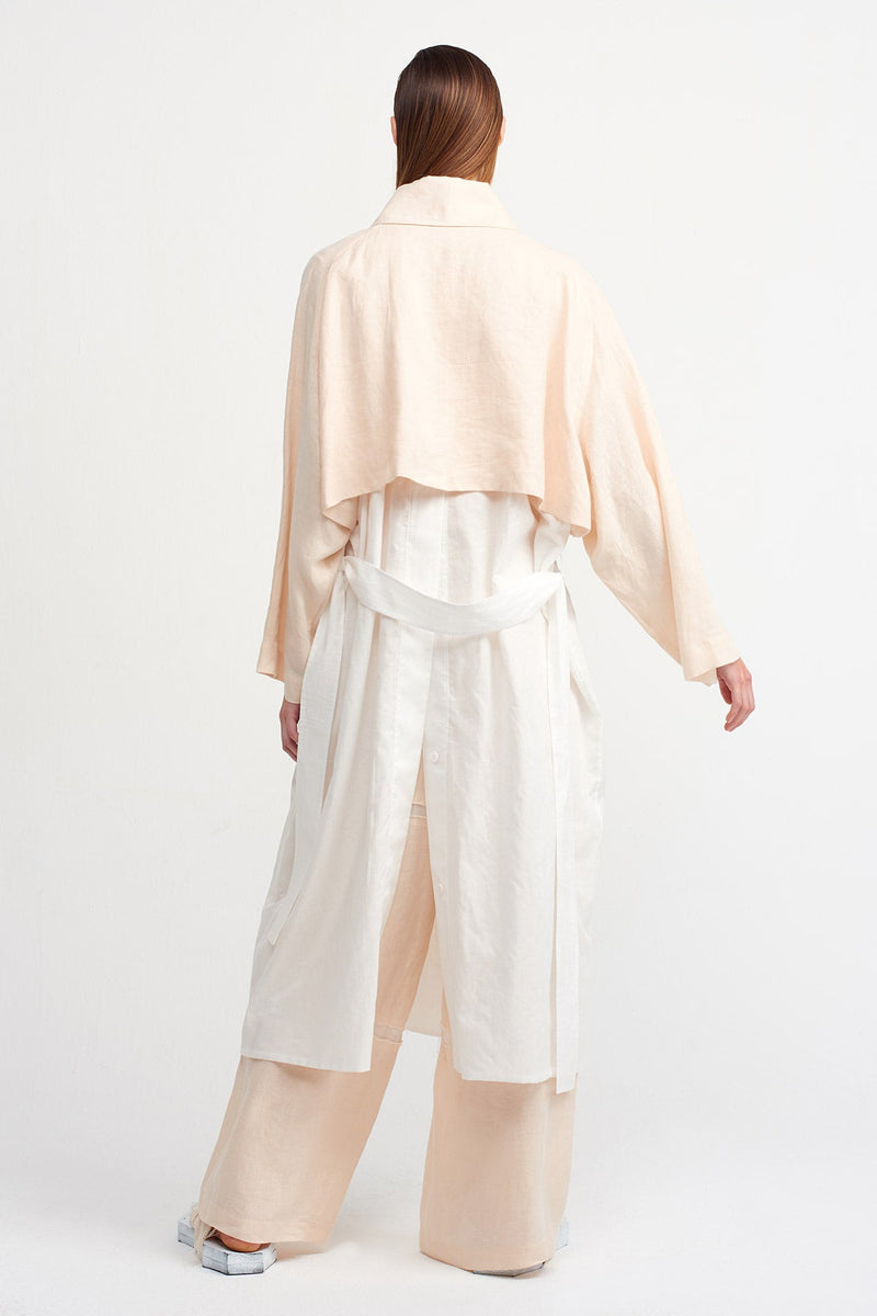 NU Colorblock Outerwear Natural/Off White