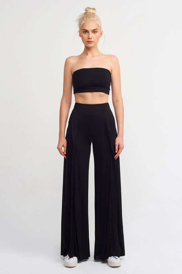 Nu Wide Leg Trouser Black